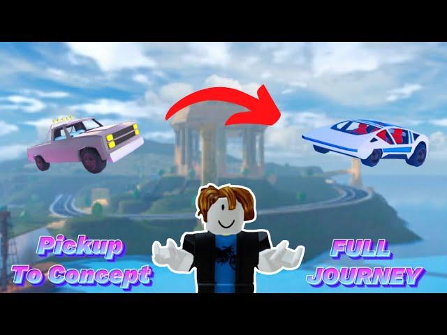 Pickup Truck to Concept FULL JOURNEY! *PART 1-4* (Jailbreak Trading )