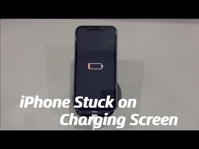 iPhone Stuck on Charging Screen | 5 Ways to Get Out of Stuck Red Battery Charging Screen