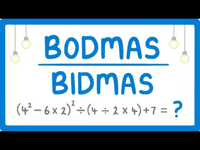 How to use BODMAS (Order of Operations)  #2