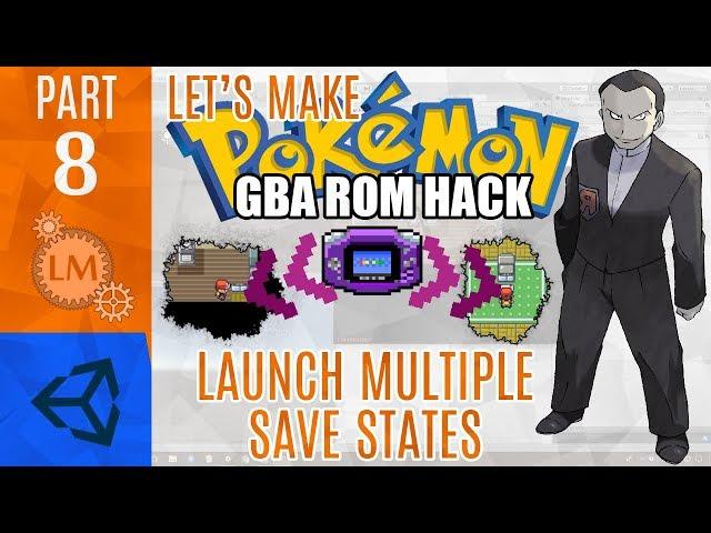 How To Make a Pokemon Rom Hack GBA Part 8  Launch Visual Boy Advance With Multiple Save States