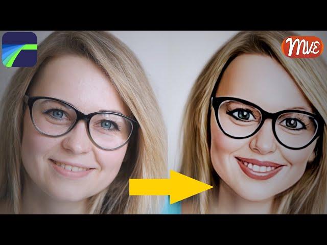Morph your Character into a Caricature with Voilà AI Artist - LumaFusion Tutorial  (iOS, Android)