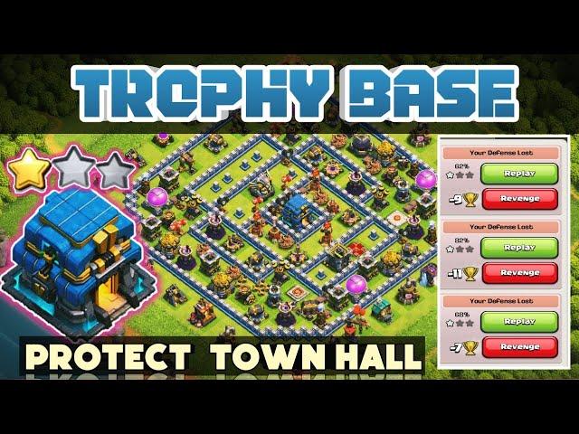 TOP 10 UNBEATEN TH12 TROPHY BASE WITH LINK || TH12 TROPHY PUSHING BASE || TH12 ANTI 3 STAR BASE