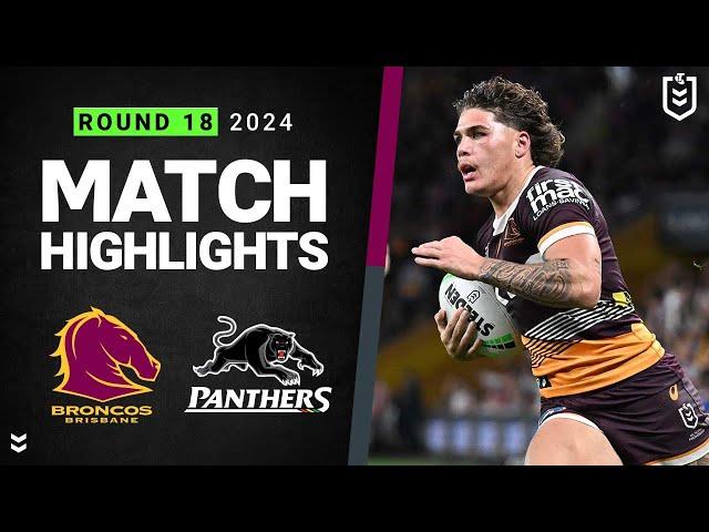 NRL 2024 | Broncos v Panthers | Match Highlights