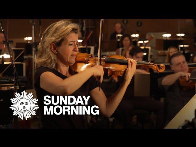 Anne-Sophie Mutter and John Williams recording "Schindler's List"