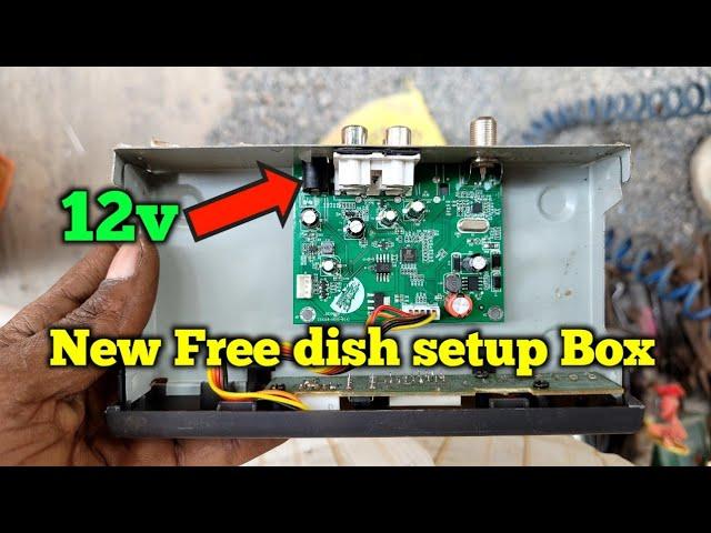 New Free dish Setup Box || dd free dish card with 12v supply || Electronics Verma