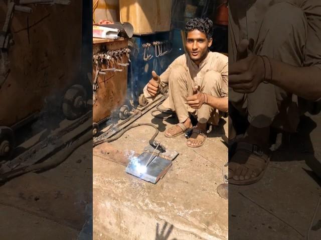 amazing welding method of Pakistani welder #welding #shorts