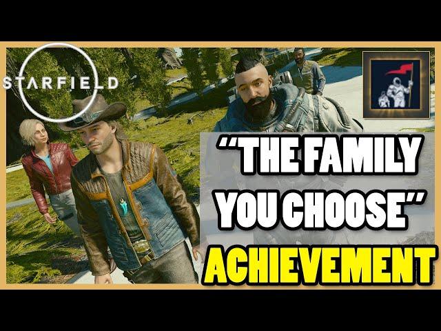 RARE Starfield "THE FAMILY YOU CHOOSE" Achievement Guide: Collect ALL 10 Companions Easily!