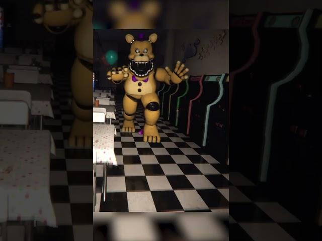 BROKE ALL OF SPRING BONNIE'S, SPRING FREDDY'S AND FREDBEAR'S ANKLES IN VR  #shorts #fnaf #tnaf