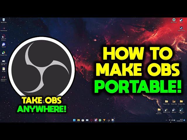 How To Make OBS PORTABLE!