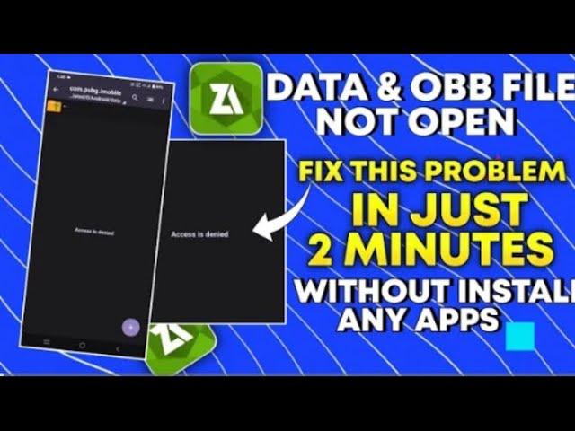 Zarchiver Can't Use This Folder|Zarchiver data File Problem |Zarchiver Android Access is denied for