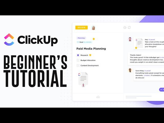 ClickUp Tutorial 2022 | How To Use ClickUp For Beginners (Step By Step)