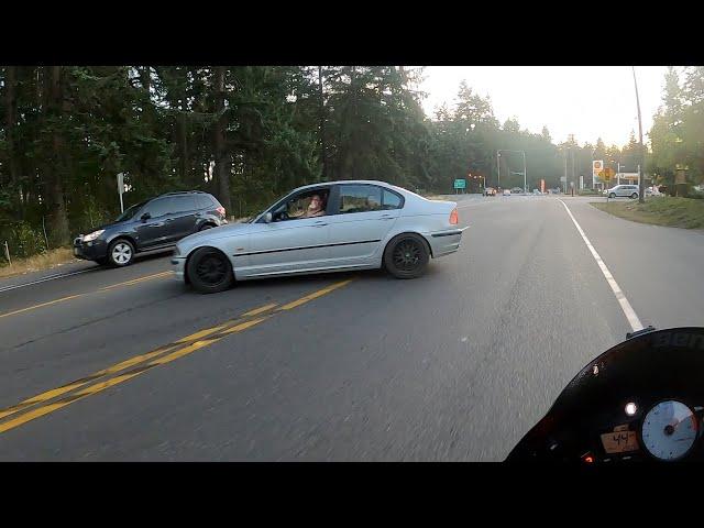 Stupid driver pulls out on MaxSend