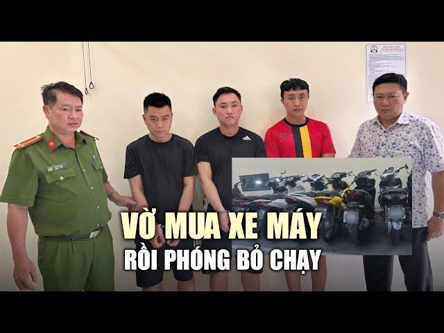 Bắt "diễn viên" vờ mua xe máy, xin chạy thử rồi… bỏ chạy