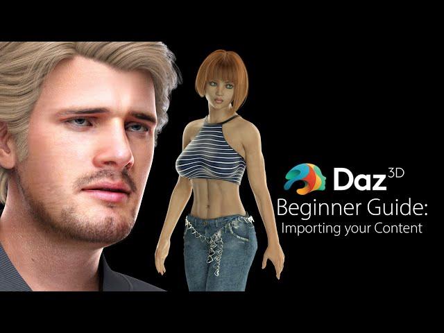 Daz Studio Beginner Guide: Importing content