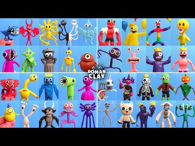 Making ALL Rainbow Friends Fan Mods  Roblox with Clay