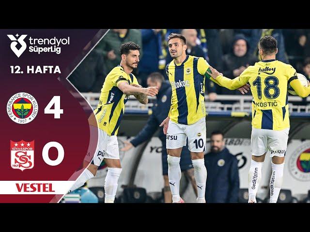 Vestel | Fenerbahçe (4-0) Sivasspor - Highlights/Özet | Trendyol Süper Lig - 2024/25