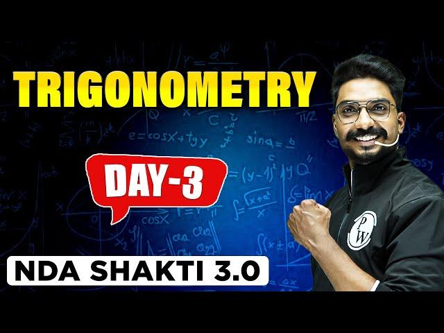 NDA MATHS 2023 | Trigonometry | NDA CRASH COURSE