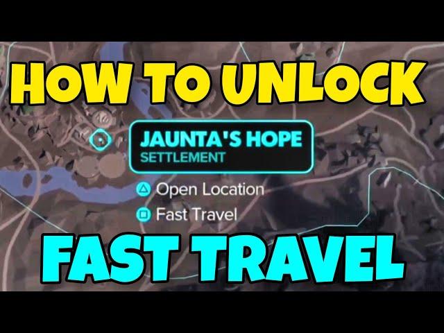 Star Wars Outlaws | How to UNLOCK Fast Travel