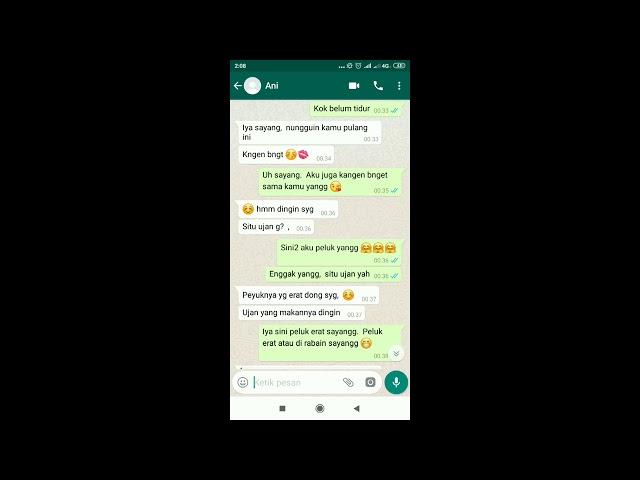 chat dengan pacar teman pap TT gede minta wik wik  ....part 2