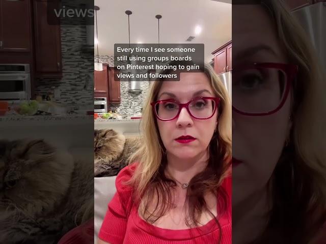I don’t want to see people still using group boards on Pinterest as part of their Pinterest strategy