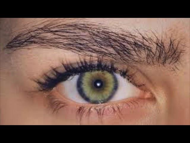 green eyes with black limbal rings + 20/20 vision subliminal