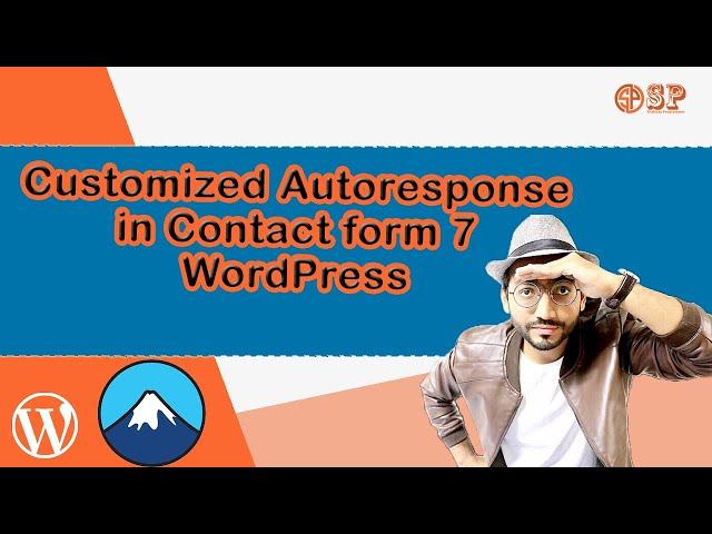 Customized Contact form7 auto response email in WordPress  | autoresponder | Shahbaz Programmer