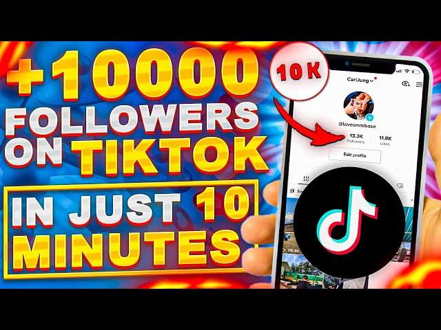 HOW TO GET 10 000 FOLLOWERS ON TIKTOK IN 10 MINUTES | NEW WAY TO GROW ON TIKTOK 2023