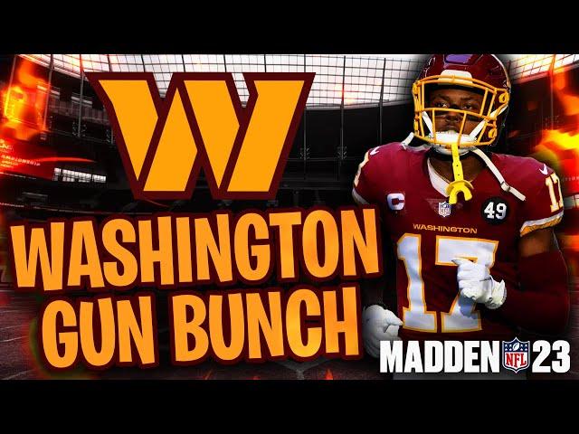 THE BEST OFFENSE IN MADDEN 23 - FULL WASHINGTON GUN BUNCH EBOOK - BOMB EVERY COVERAGE