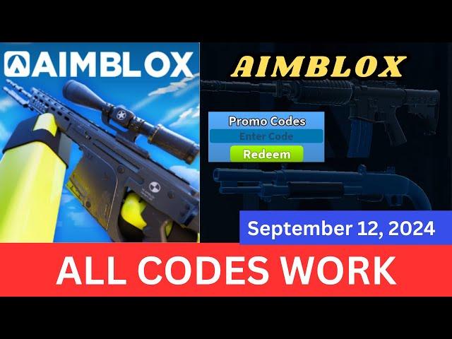 *All Codes Work* AIMBLOX ROBLOX, September 12, 2024