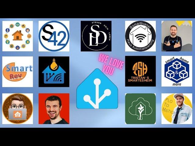 13 coole YouTuber aus der deutschsprachigen Home Assistant Community stellen sich bei dir vor ;-)