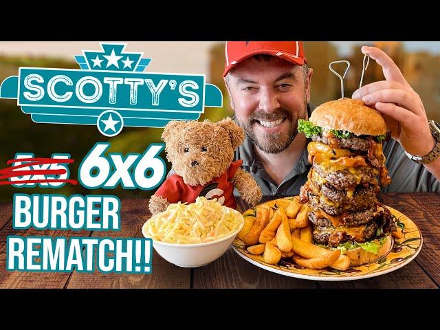 Hundreds Have Failed This!! Scotty's 6x6 Irish Bacon Cheeseburger Challenge in Galway!!