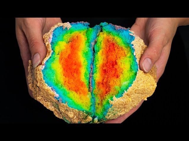 Rainbow Cloud Bread Recipe for Beginners (Making TikTok Rainbow Cloud Bread)