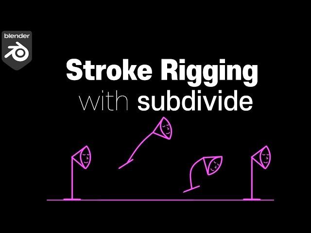 Stroke Rigging in minutes (Grease Pencil, Blender)