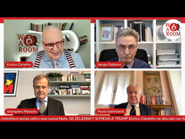 War Room di Enrico Cisnetto con Sergio Fabbrini, Paolo Garimberti e Giampiero Massolo