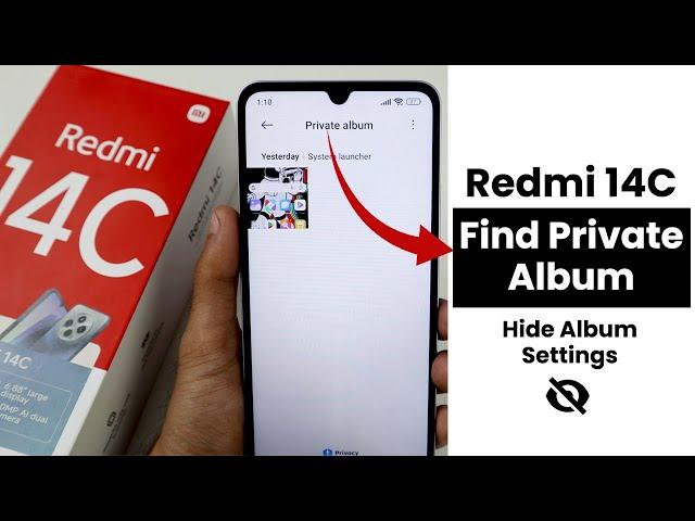 Find Private Album In Redmi 14C | Hide Photos Settings