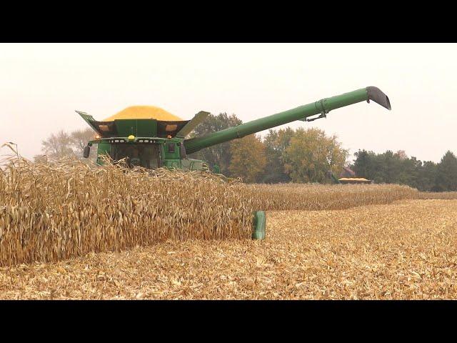 Corn Harvest 2020 | John Deere S780 Combine harvesting corn | Ontario, Canada