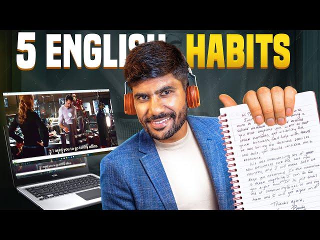 5 secret daily habits for english fluency | Karuna Tamil
