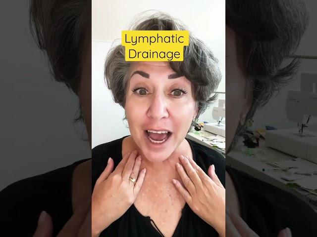 Lymphatic drainage starts at the neck