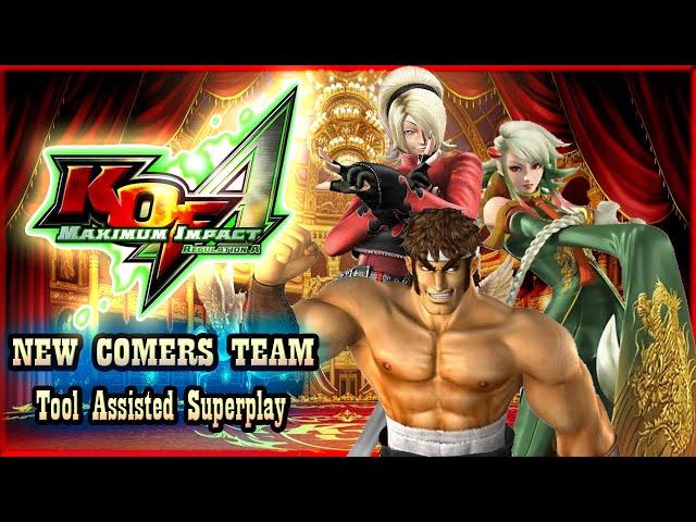 【TAS】KOF MAXIMUM IMPACT REGULATION A - NEW COMERS TEAM \ MAKOTO MIZOGUCHI \ ASH CRISMON \ XIAO LON