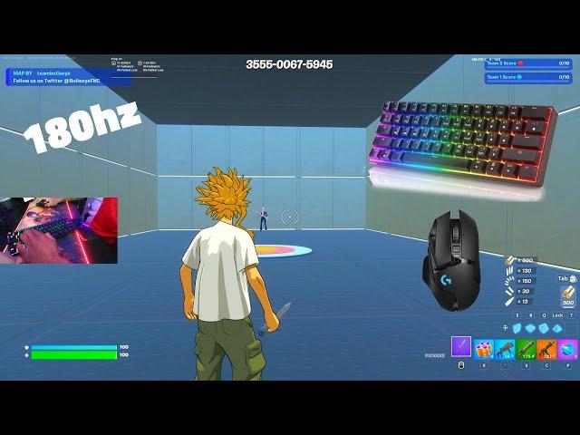 All Might Dominates in Fortnite 1v1 BoxFights ASMR Chill Smooth Gameplay 180hz 4k