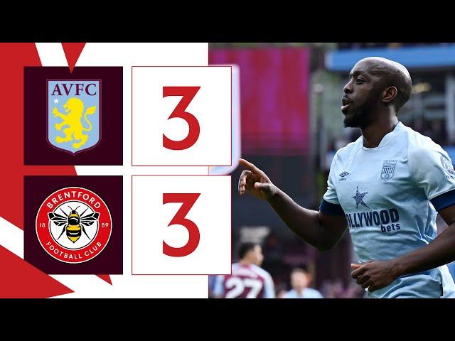 Wissa, Mbeumo and Zanka net in thriller  | Aston Villa 3 Brentford 3 | Premier League Highlights