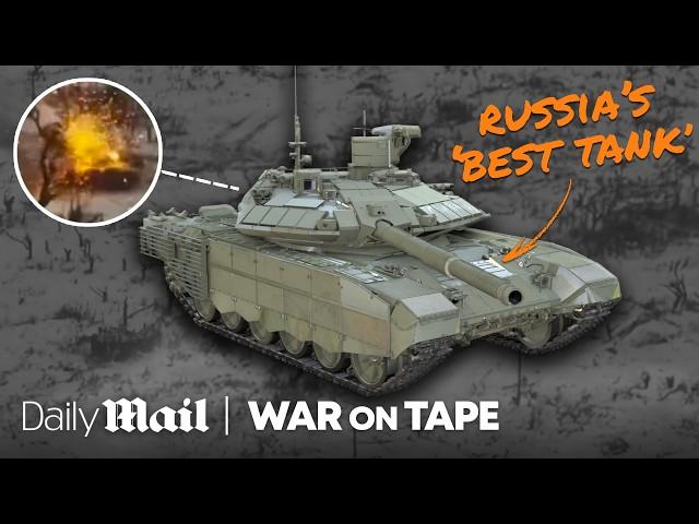 How Ukraine ‘battlefield taxis’ destroyed Russia’s best tank T-90M | War on Tape | Daily Mail