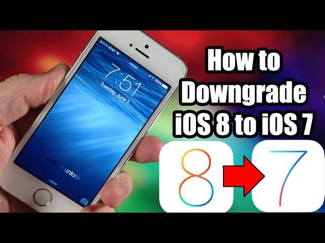 How to Downgrade iOS 8 to iOS 7.1.1 - Tutorial