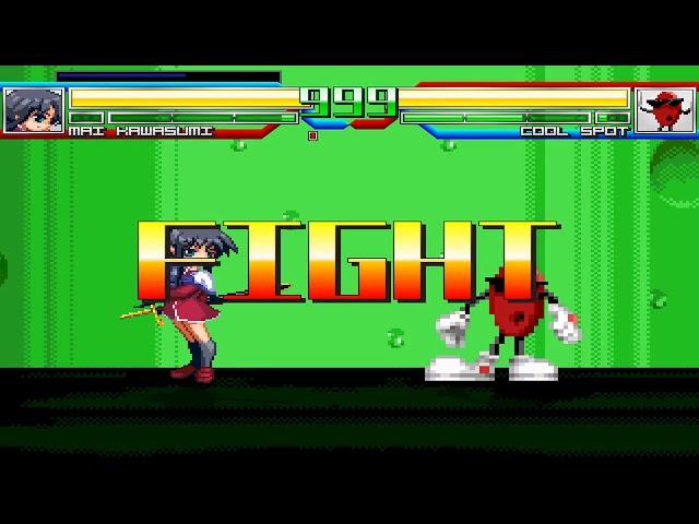 NICK54222 MUGEN: Mai Kawasumi (me) VS Cool Spot