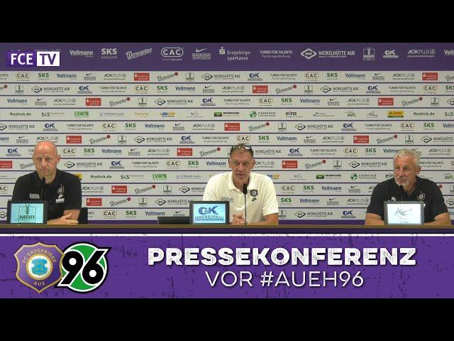 Die Pressekonferenz vor dem Saisonauftakt gegen Hannover 96 II