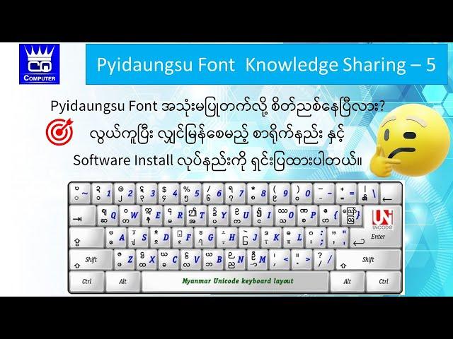 Pyidaungsu Font  -  Use & Install