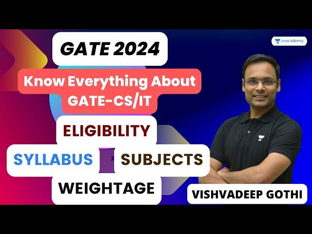 GATE-CS/IT Details | Eligibility | Syllabus | Subjects | Weightage | Vishvadeep Gothi