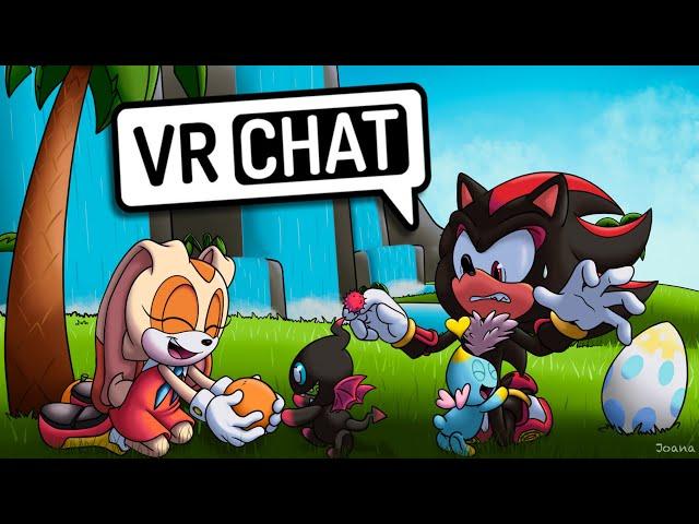 Shadow & Cream go to the Chao Garden | Sonic Pals VRChat Stories