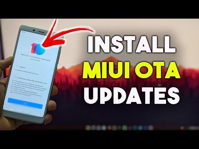 Install MIUI OTA Update on ROOTED Phone with PitchBlack Recovery