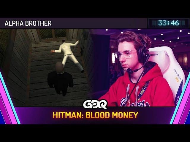 Hitman: Blood Money by Alpha Brother in 33:46 - Awesome Games Done Quick 2025